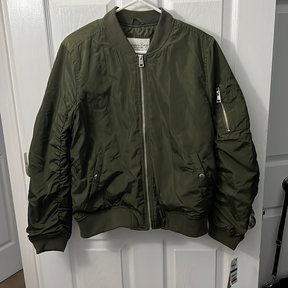 NEW! American Rag Olive Bomber jacket